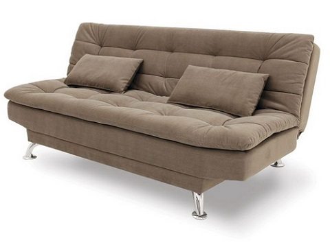 SOFÁS-CAMA - sofá cama pratic suede - americanas