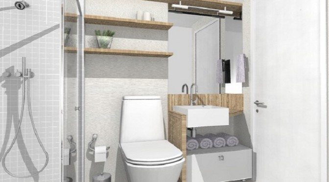 Com o pladur, consegue criar nichos e prateleiras que lhe vão permitir  ganhar mais espaço na casa de banho e mantê-la …
