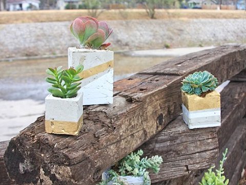 jardim com blocos de concreto 2 - camille styles
