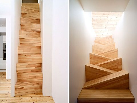 escada de tamanho reduzido - TAF Arkitekt Kontor