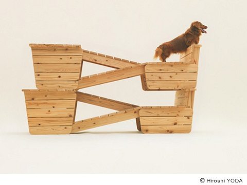 casinha para cães - ARCHITECTURE FOR LONG-BODIED-SHORT-LEGGED DOG - atelier bow wow - architecture for dogs
