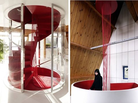 blood vessel stairs - dmvA Architecten