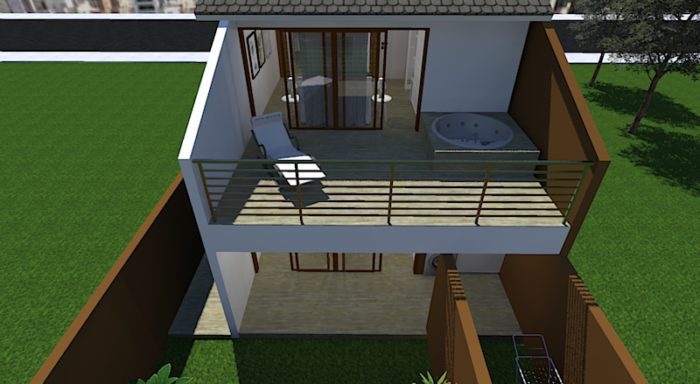 casa com terraço