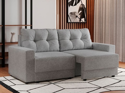 sofá para sala estreita